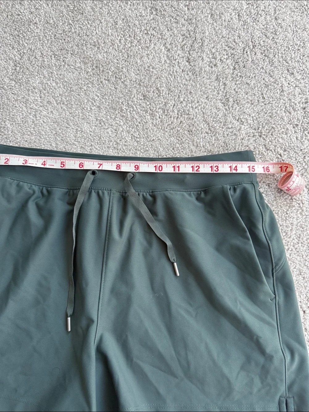Old Navy PowerSoft High-Rise Shorts – Cavernous (Dark Teal) – Women’s Size M